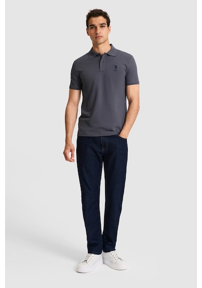 U.s. Polo Assn. Erkek Antrasit Tişört Basic 50326920-vr006