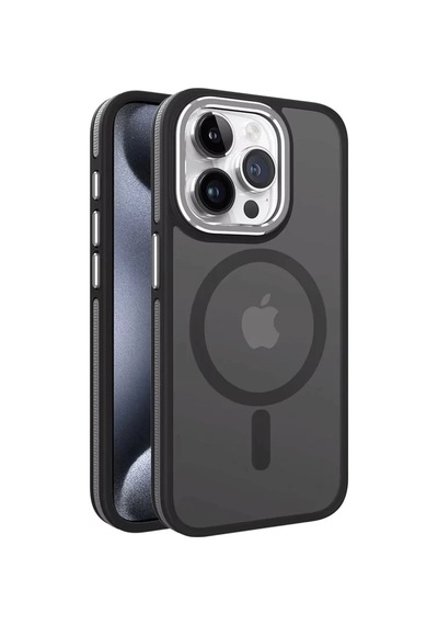 Joko Apple iPhone Uyumlu  15 Pro Max Uyumlu Winner Magsafe Kapak - Siyah