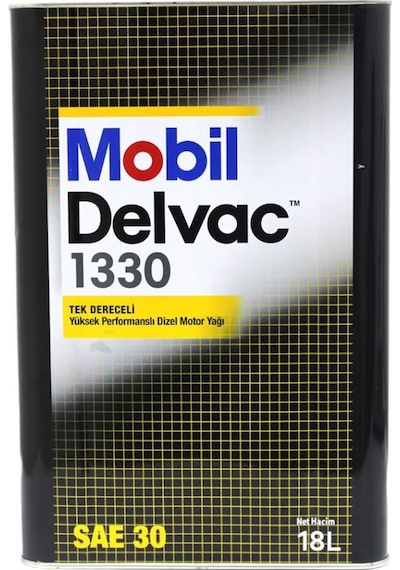 Mobil Delvac 1330 SAE 30 Tek Dereceli Dizel Motor Yağı 16 KG