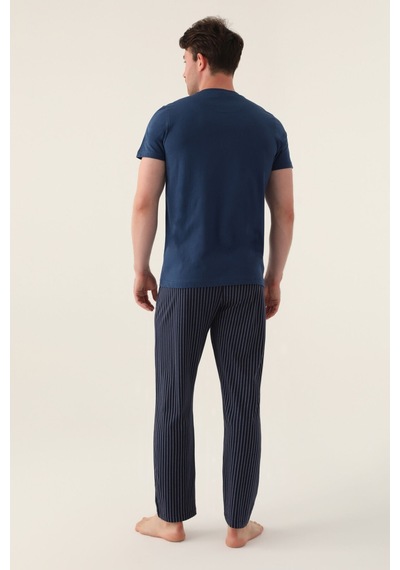 Arnetta Short Koyu İndigo Erkek Pijama Takımı 5274-42707 İndigo