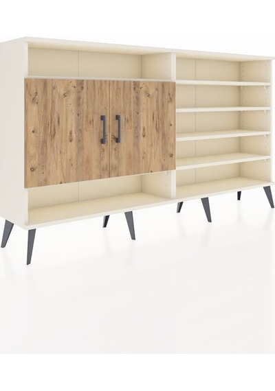 Arges Konsol 7 Raflı 2 Kapaklı 176x30x99 Aytaşı-çam/aytaşı Aytaşı-çam/aytaşı Arges Konsol 7 Raflı 2 Kapaklı 176x30x99 Aytaşı-çam/aytaşı Aytaşı-çam/aytaşı