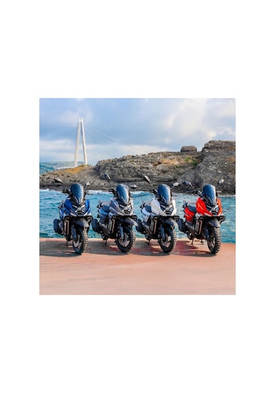 Musatti Rajon 50x 49 Cc Otomatik Scooter Motosiklet Kırmızı Beyaz