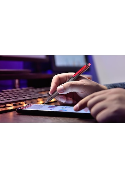 Wrıtech W-0154a2 0,5mm Cyber Space Mavi Gövde Mavi Jel Kalem - 12'li Kutu Ahşap