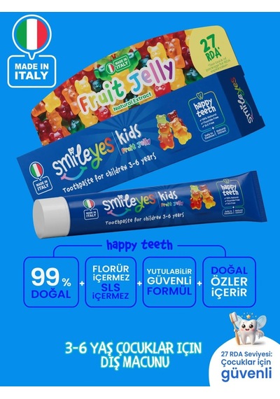 Smıleyes Dıs Macunu 50ml Kıds 3 - 6 Yas Fruıt Jeely