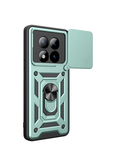 Xiaomi Redmi Note 15 Pro 5g Pars Lens Yüzüklü Silikon - Yeşil 1