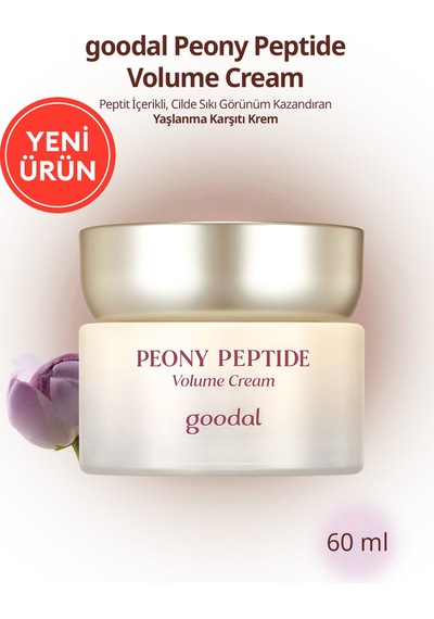 Peptit İçerikli, Cilt Bakım Kremi Goodal Peony Peptide Volume Cream