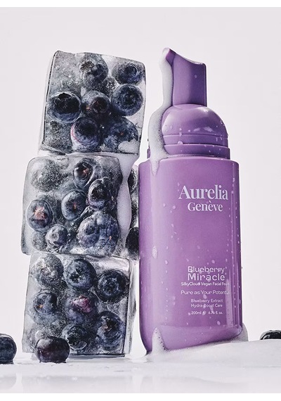 Aurelia Geneve Blueberry Miracle Silkycloud Vegan Facial Foam 200ml Temizleme Köpüğü