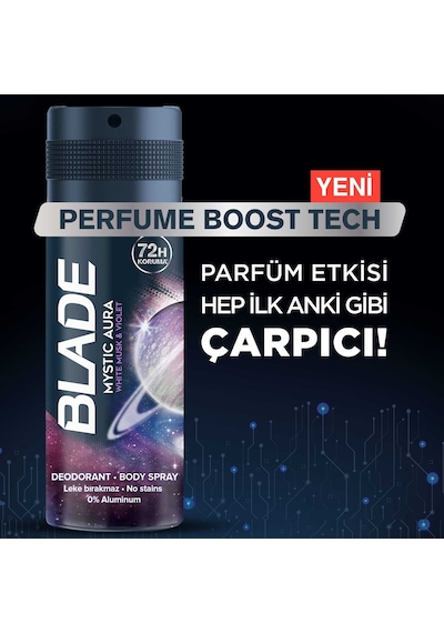 Blade Mysaur Erkek Alüminyumsuz Deodorant 3x150 Ml