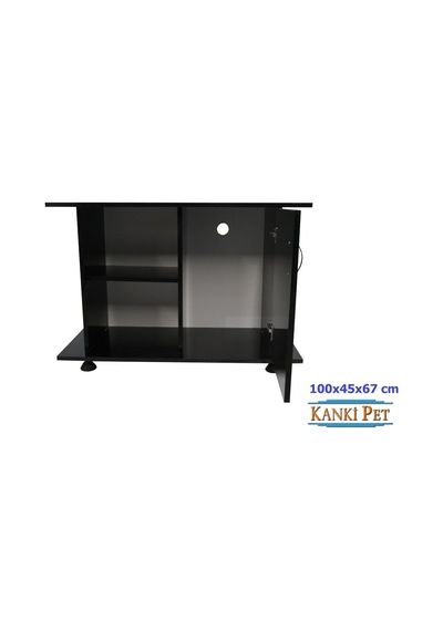 Kanki Pet  Kp1045 Mdf Akvaryum Siyah Sehpa 100 x 45 x 67 CM