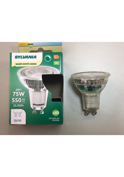 2 Adet Sylvanıa Dimli 6w 75w 550 Lümen Gu 10 3000kelvin Led Spo