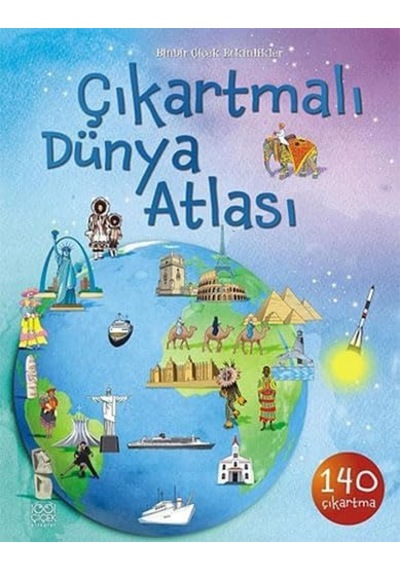 Çıkartmalı Dünya Atlası: 140 Çıkartma