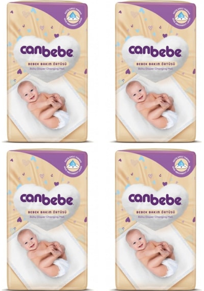 Bebek Bakım Örtüsü 60x60 4x10 Adet
