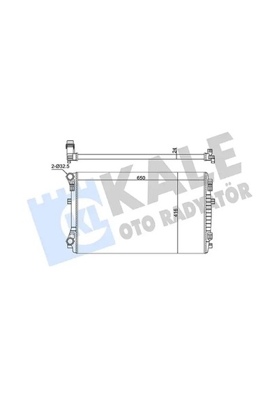 Vw Golf 7 Motor Radyatoru 1.4 Tsi 2015-2018 Czca Kale 363145
