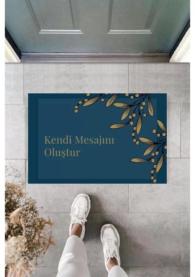 Dijital Baskı Kişiye Özel İç Kapı Dekorasyon Paspas Ps11208 Renkli