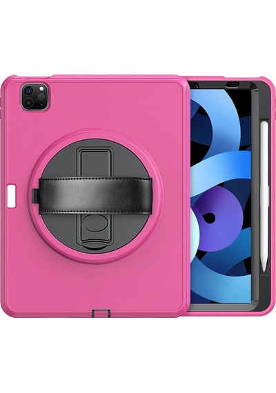 Newface İpad Uyumlu Pro 11 2018 Kılıf Hand Strap Tablet Kılıfı Glblseme - 29 - Pembe