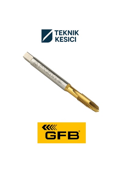 Gfb Hss Titanyum Düz Makine Kılavuzu 1/2 X 12 Unc