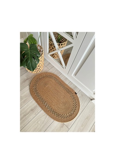 Jüt, Hasır Desenli Kapı Önü, Paspas, Banyo Paspası, Balkon Paspası Hasır Halı, Jüt Paspas Hasırtrikotlu Hasırtrikotlu