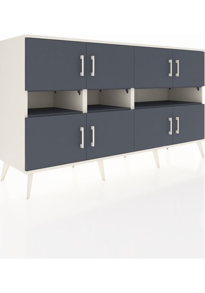 Hyperion Konsol 8 Raflı 8 Kapaklı 176x44x99 Aytaşı-antrasit Aytaşı-antrasit Hyperion Konsol 8 Raflı 8 Kapaklı 176x44x99 Aytaşı-antrasit Aytaşı-antrasit