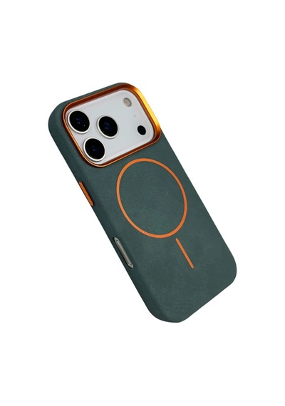Joko Apple İphone 18 Pro Max/17 Pro Max Luno Deri Magsafe Kapak - Yeşil