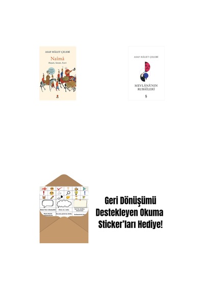 Naîmâ + Mevlana'nın Rubaileri + Okuma Sticker'ları