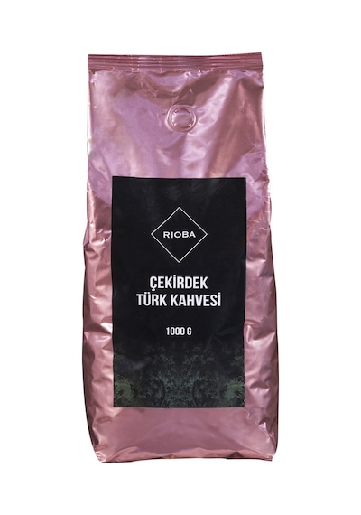 Rıoba Çekirdek Türk Kahvesi 1 Kg %100 Arabica Orta Kavrulmuş 2'li Ekonomik Paket - 2 Adet Tarı