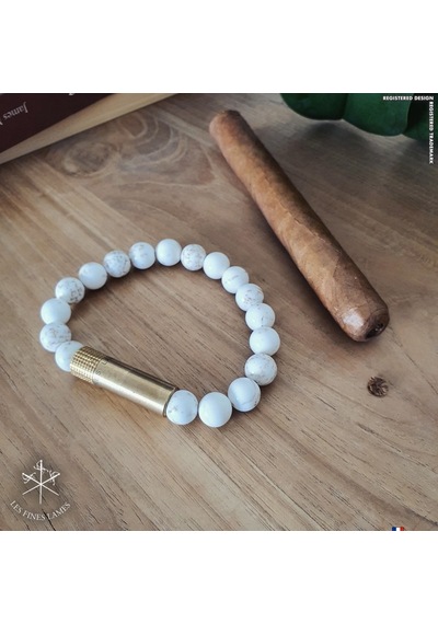 Les Fines Lames Punch Bileklik Brass Magnezit - L