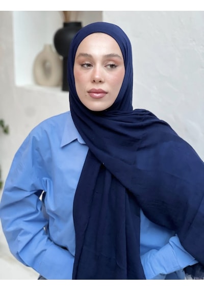 Modakaşmir Aminenesil Lacivert Bambu Şal