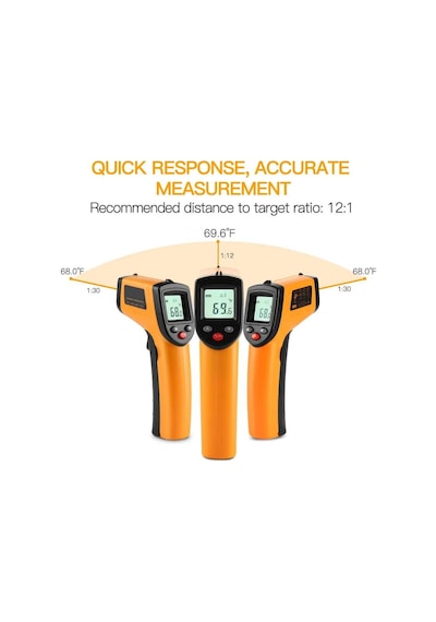 Benetech Gm320 -dijital Kızılötesi Ir Termometre - Sıcaklık Ölçer