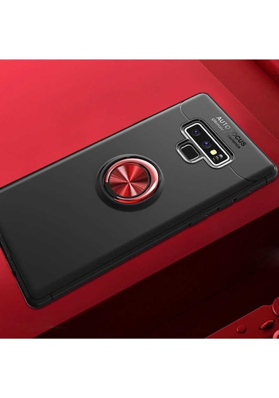 Samsung Galaxy Uyumlu Note 9 Kilif Yüzüklü Tam Korumali Silikon Kapak 417331905