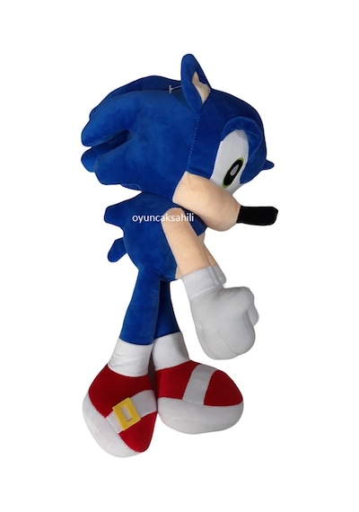 Sonıc Peluş 45Cm Büyük Boy Oyuncak Sonic Yurtdışı Kadife Sonik