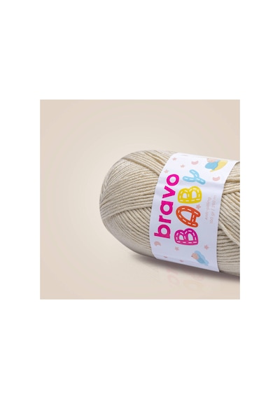 Baby Tüylenmez Anti Pilling Bebek Yünü 100 Gr 250 Metre Renk Kodu: 210 Bej