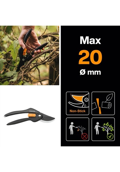 1000567 1000567 Kesme Bıçağı, Bıçak Bıçağı, Yapışmaz Tabaka, Uzunluk: 20 Cm, Kesme Çapı: 2,2 Cm, Siyah/turuncu, Singlestep, P26, 1000567