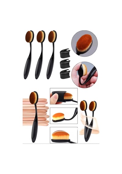 Oval Makyaj Fondöten Fırçası