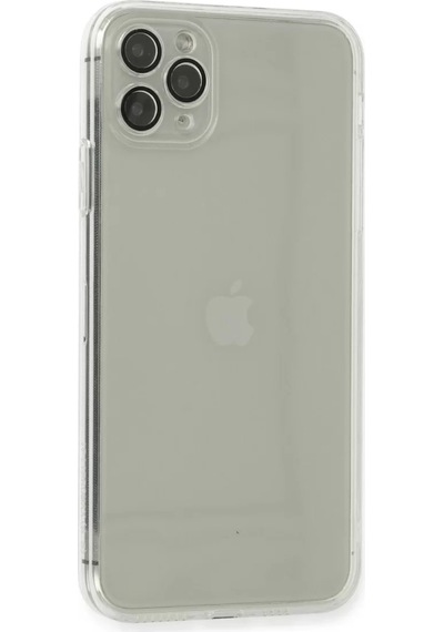 Newface Apple İphone 11 Pro Max Kılıf Fly Lens Silikon - Şeffaf