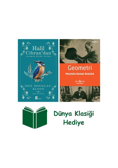 Halil Cibran Dan Yaşamın Küçük Kitabı + Geometri + Dünya Klasiği Hediye