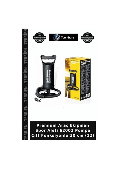 Premium Araç Ekipman Spor Aleti 62002 Pompa Çift Fonksiyonlu 30 Cm 12 Belirtilmemiş