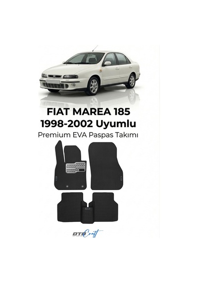 Fiat Marea 185 1998-2002 Araca Özel 3d Havuzlu Eva Paspas Tam Set 5 Parça
