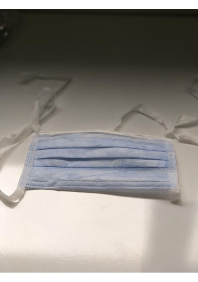 Cerrahi Maske Bağcıklı Burun Telli 3 Katlı 100 Lü Kutu