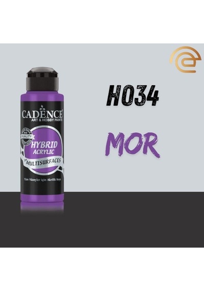 Cadence Hybrid Multisurface Akrilik Boya 120 Ml H034 Mor 012 Mor