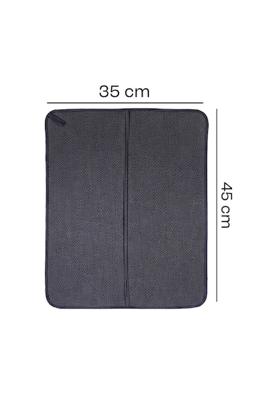 Mikrofiber Bulaşık Kurulama Matı Süper Emici Tezgah Üstü Bulaşıklık Kurutma Örtüsü 45x36 Cm Çok Renkli