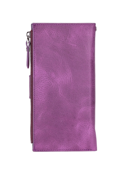 Bloominbag Lozan Strap Mulberry Velvet Gerçek Deri Çapraz Askılı Cüzdan Çanta Mor