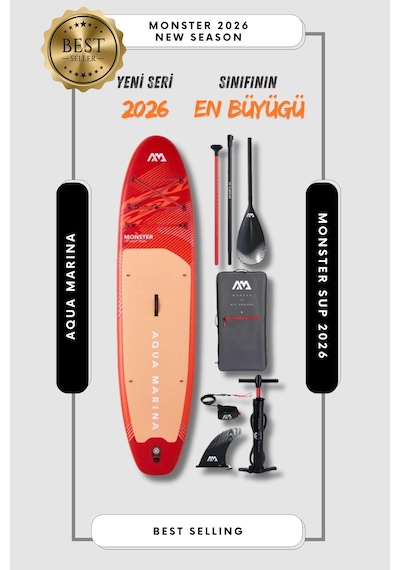 Aqua Marina Monster 2026 Yeni Seri Şişme Isup Stand-up Paddle Board 366cm