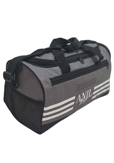 Anılbags Anıl Bags Spor Seyahat Çantası 45 Cm Ayakkabı Bölümlü Gri