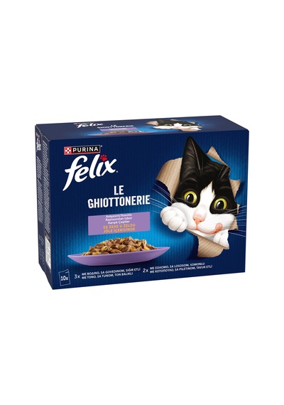 Purina Felix Karışık Çeşit Yaş Kedi Maması 10x85 G - 7 Adet Tarı
