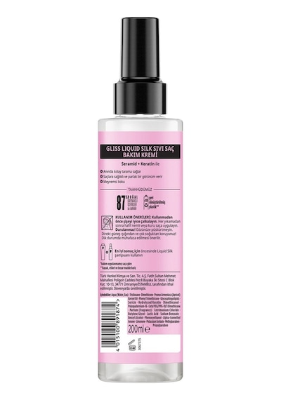 Liquid Silk Sıvı Saç Bakım Kremi 200 Ml.