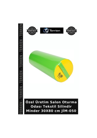 Özel Üretim Salon Oturma Odası Tekstil Silindir Minder 30x80 Cm Jim-050 Çok Renkli