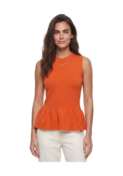 Onloox Kadın Turuncu Turuncu Pamuklu Triko Bisiklet Yaka Standart Kalıp Peplum Detaylı Örme Bluz Onloox Kadın Turuncu Turuncu Pamuklu Triko Bisiklet Yaka Standart Kalıp Peplum Detaylı Örme Bluz
