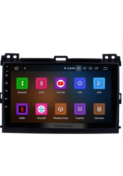Foxus Toyota Land Cruıser/prado 2004 2008 4gb Ram 64gb Hafıza Android Dokunmatik Ekran Oto Teyp - Carplay Wifi Gps Bluetooth Kamera Destekli Oem