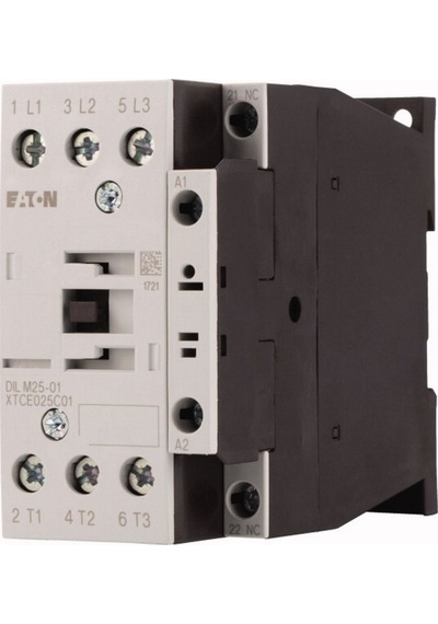Eaton Dılm25-01 Rdc60 Contactor,11kw/400v,dc-operated