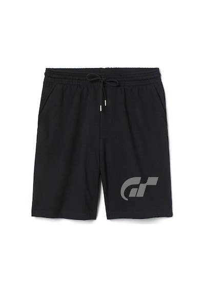 Gran Turismo Pocket Logo Erkek Siyah Şort Siyah